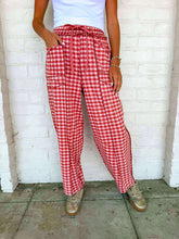 Load image into Gallery viewer, Sunflower Fields Rust Pink Barrel Pants