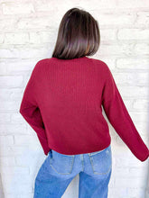 Load image into Gallery viewer, Claim The Good Burgundy Top