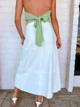 Load image into Gallery viewer, Southern Charm White Midi Skirt