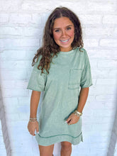 Load image into Gallery viewer, On The Roll Sage Dress