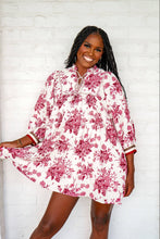 Load image into Gallery viewer, Rain On My Mind Burgundy Dress