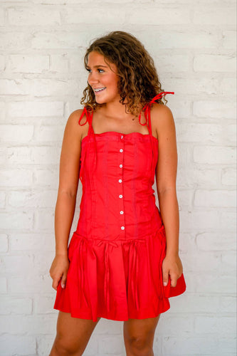 Taste Of Comfort Red Dress