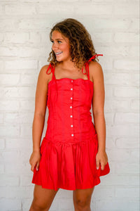 Taste Of Comfort Red Dress
