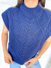 Load image into Gallery viewer, Notice Me Navy Top