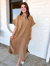 Load image into Gallery viewer, The Kennedy Camel Dress