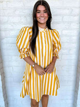 Load image into Gallery viewer, Reaching The End Yellow Dress