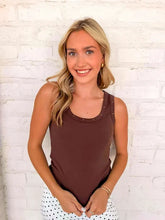 Load image into Gallery viewer, Such A Stud Brown Scoop Neck Tank