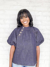 Load image into Gallery viewer, THML I Need A Minute Denim Top