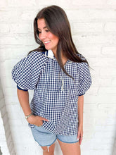 Load image into Gallery viewer, Settle Down Navy Top
