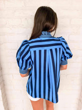Load image into Gallery viewer, Set The Tone Navy Top