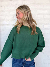 Load image into Gallery viewer, That’s So True Dark Green Sweater