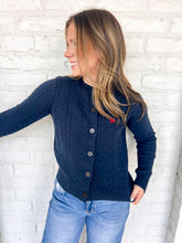 Load image into Gallery viewer, Falling For The Truth Navy Top