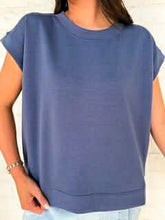 Load image into Gallery viewer, In A Daydream Blue Indigo Scuba Top