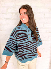 Load image into Gallery viewer, The Wild Folks Blue Top
