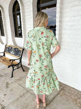 Load image into Gallery viewer, Greenery Gardens Floral Dress