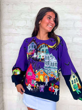 Load image into Gallery viewer, Queen Of Sparkles Purple Trick Or Treat Halloween Scene