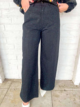 Load image into Gallery viewer, Queen Of Sparkles Black Rhinestone Pants