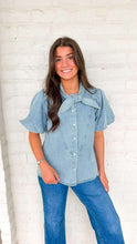 Load image into Gallery viewer, Carry Me Away Light Denim Top