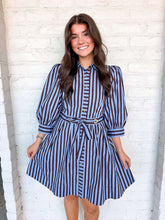 Load image into Gallery viewer, Declare The Fall Blue Dress