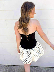 Little Sweetheart Bubble Polka Dot  Dress