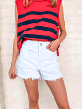 Load image into Gallery viewer, Give Me More White Denim Shorts
