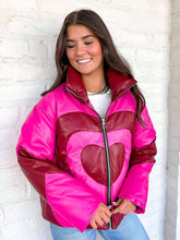 Load image into Gallery viewer, Hearts Eyes Hot Pink Jacket
