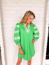 Load image into Gallery viewer, Because Of You Green Dress