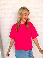 Load image into Gallery viewer, Basic Work Hot Pink Top