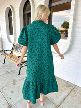 Load image into Gallery viewer, Forever Yours Hunter Green Midi Dress