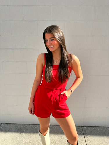 Be Someone Red Romper