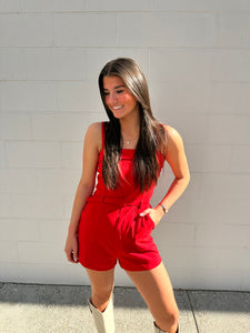 Be Someone Red Romper