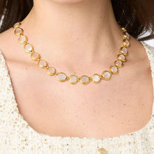 Load image into Gallery viewer, Julie Vos Saratoga Tennis Ivory Necklace