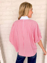 Load image into Gallery viewer, Fair Enough Pink Stripe Top