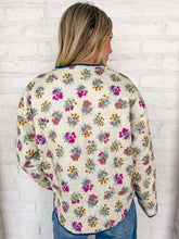 Load image into Gallery viewer, THML Floral Files Cream Jacket