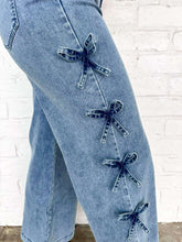 Load image into Gallery viewer, Seeing Bows Denim Pants