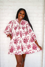 Load image into Gallery viewer, Rain On My Mind Burgundy Dress