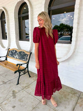 Load image into Gallery viewer, Know The Truth Burgundy Dress