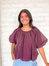Load image into Gallery viewer, Burgundy Babe Top