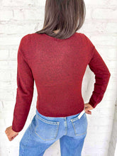 Load image into Gallery viewer, Next Chapter Burgundy Cardigan Top