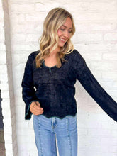 Load image into Gallery viewer, Just Say It Black Top