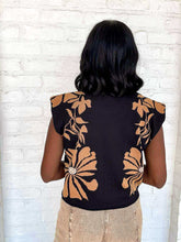 Load image into Gallery viewer, Talk To Me Black Top