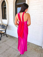Load image into Gallery viewer, Sweet Like You Magenta Midi Dress