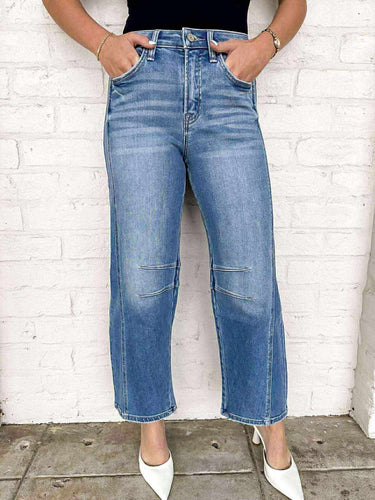 Dear Darling High Ruse Barrel Jean