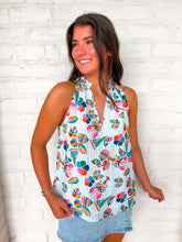 Load image into Gallery viewer, THML Lobster Art White Top