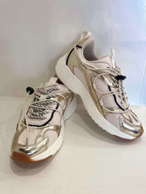 Load image into Gallery viewer, Kinsley 1 Beige &amp; Gold Sneaker