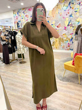 Load image into Gallery viewer, Good Time For Now Olive Dress