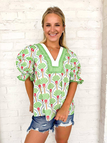 Give It Time Green Top