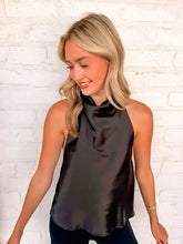 Load image into Gallery viewer, Hold Onto Memories Black Halter Top