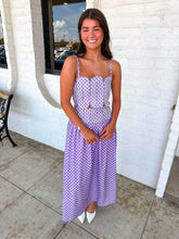 Load image into Gallery viewer, The Emily Purple Polka Dot Set