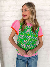 Load image into Gallery viewer, THML Grass Is Greener Green Top